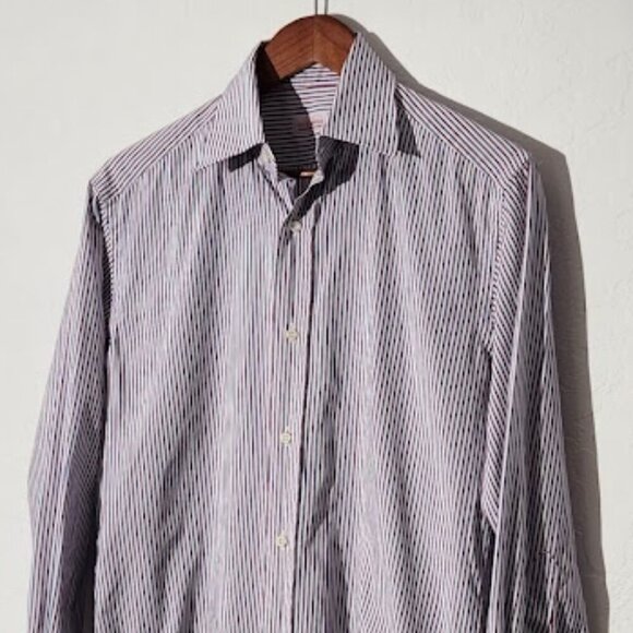 Guy Rover Men's Long Sleeve Dress Shirt Size 15 - Picture 2 of 6